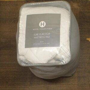 NEW Hotel Collection Luxe Cotton Mattress Pad 100069103KG White King